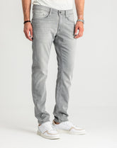 Męskie Spodnie Jeansowe Mustang Oregon Slim K Denim Grey 1014264 4500 842